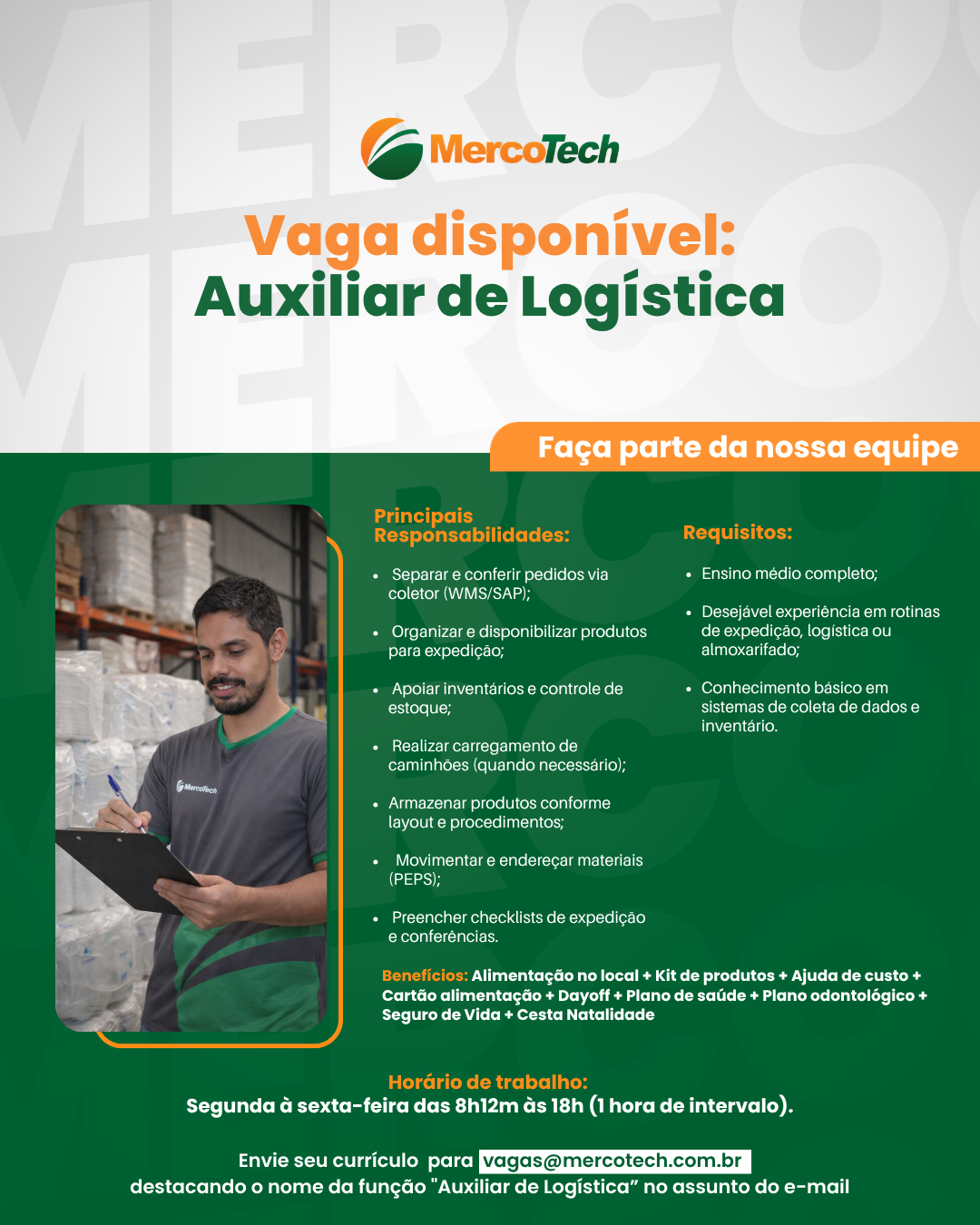 AUXILIAR DE LOGISTICA